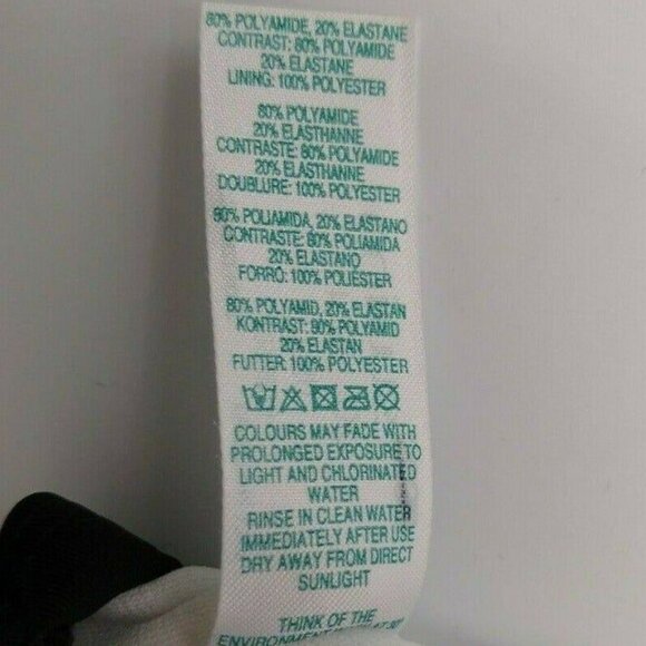 ASOS Swim Strappy Bikini Top Dalmation Print Sz 2 - Picture 7 of 7